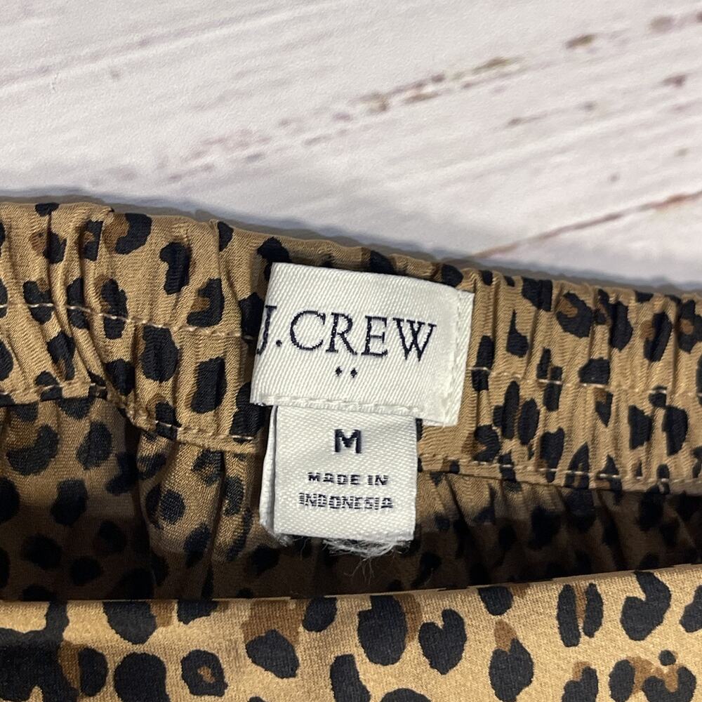 J. Crew Medium Women’s Long Leopard Print Float Pencil Skirt - Picture 5 of 6